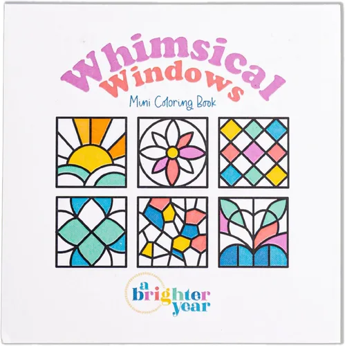 Miniatura 27 de A Brighter Year The Original - Mini libro para colorear para adultos, paquete variado de 5 piezas, tamaño de bolsillo de 3 x 3 pulgadas, 50 páginas