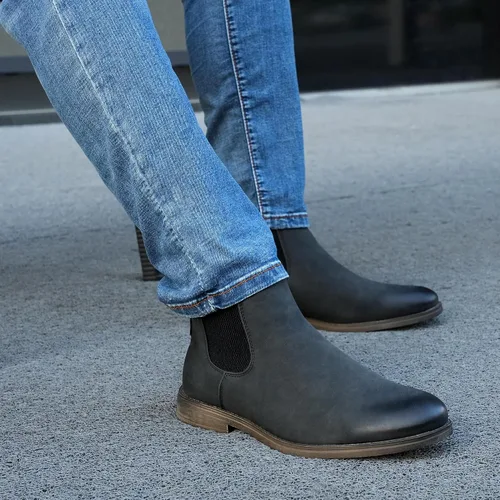 Miniatura 4 de Hawkwell - Botines Chelsea de estilo casual para hombre