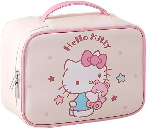 Miniatura 7 de Bolsa de maquillaje – Organizador de maquillaje, bolsa de aseo de viaje para mujeres y niñas Bonita bolsa de cosméticos, neceser para, bolsa