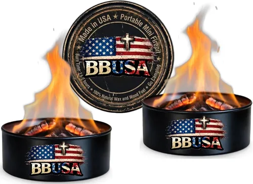Campfire in a Can - Made in USA - Portable Mini Fire Pit for Marshmallows & S’Mores - Hiking, Backpacking, Hunting, Fishing & Camping - Tactical
