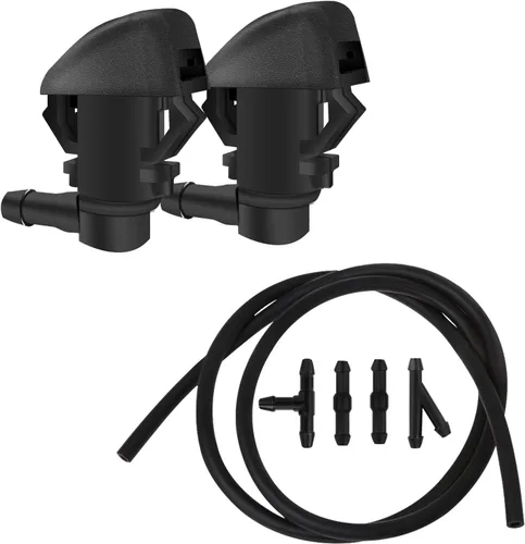 Kit de boquillas de limpiaparabrisas delantero, chorro con conectores, accesorios de montaje de boquilla de parabrisas de automóvil para Honda Pilot