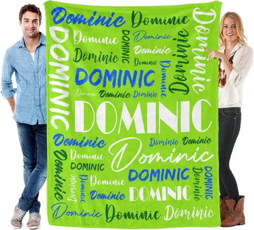 Miniatura 16 de Manta personalizada para niños y adultos, manta personalizada con nombre, manta de franela personalizada con nombre, manta personalizada con nombre