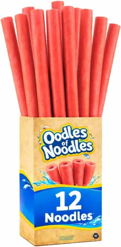Miniatura 12 de Oodles of Noodles Fideos de espuma de arcoíris de lujo para piscina - Paquete de 12 - Aproximadamente 122 cm x 6.4 cm Tubos de espuma multiusos