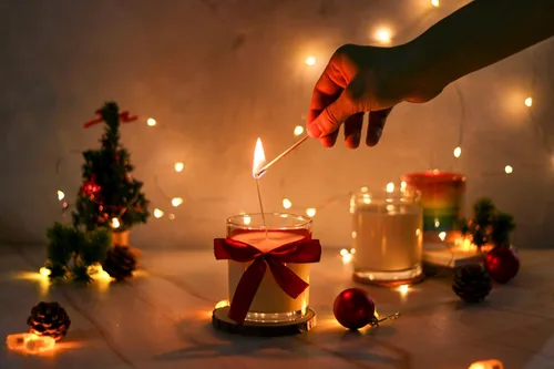 Miniatura 5 de Aroparc Tarros de velas a granel con tapas, 12 frascos de 10 onzas para hacer velas, transparentes aptos para lavavajillas