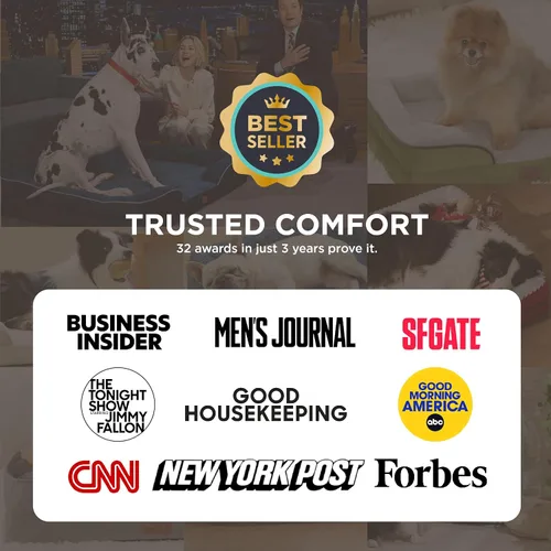 Miniatura 2 de Bedsure Cama ortopédica XL para perros extragrandes, cama lavable para perros y gatos, impermeable, cómodo sofá para perros con funda extraíble