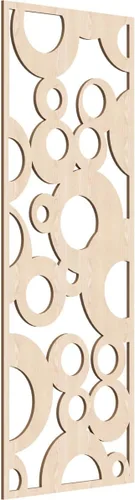 Miniatura 34 de Farwell Paneles de pared decorativos de madera con calado, 13 3/8 pulgadas de ancho x 34 3/8 pulgadas de alto x 1/4 de alto, roble rojo rojo