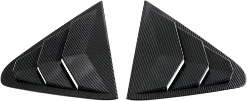 Miniatura 8 de CTH para Subaru Crosstrek 2024 2025 2026 - Rejillas de ventana lateral trasera para obturador, cubierta de panel decorativo, accesorios de Negro