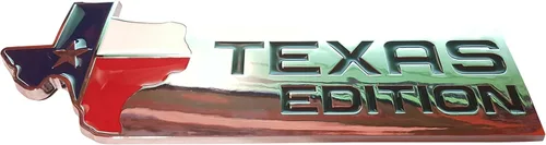 Muzzys Insignia de emblema XL Texas Edition se adapta a la puerta trasera F150 F250 F350, universal para Ram Tundra, Tacoma, F150, Silverado, Titán,