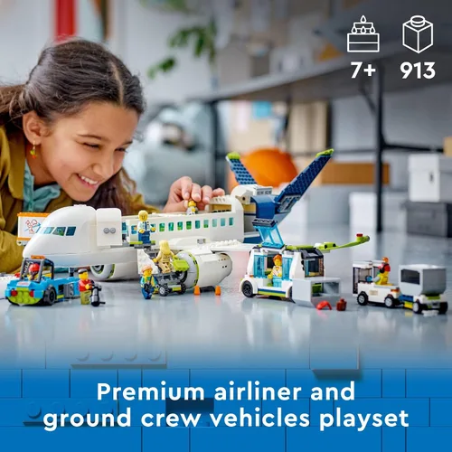 Miniatura 2 de LEGO City Passenger Airplane Toy – Juego de construcción para niños y niñas, a partir de 7 años – Regalo educativo para niños – con juguetes