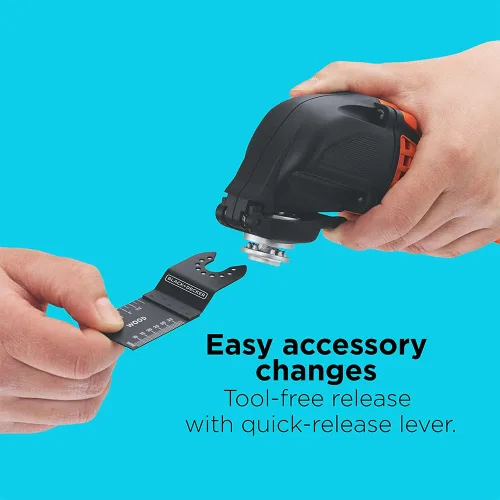 Miniatura 5 de Black & Decker BD200MTB multiherramienta oscilante de velocidad variable, 2.5 A