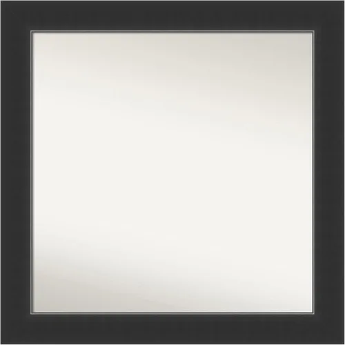 Miniatura 193 de Amanti Art Espejo personalizado, espejo de baño negro Astor, espejo de pared o espejo de tocador de baño sobre el fregadero (25 x 25 pulgadas)