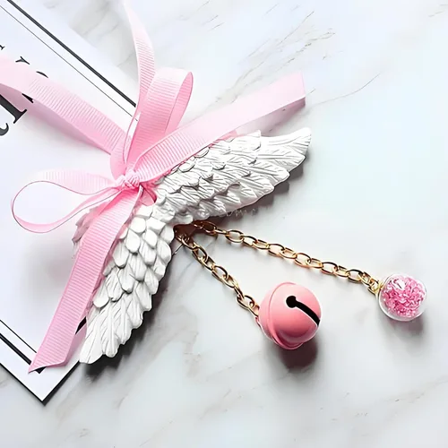 Miniatura 5 de Moldes de resina de silicona con alas de ángel, 2 piezas con agujeros para hacer colgantes de alas, decoración de pasteles, adornos de cupcakes