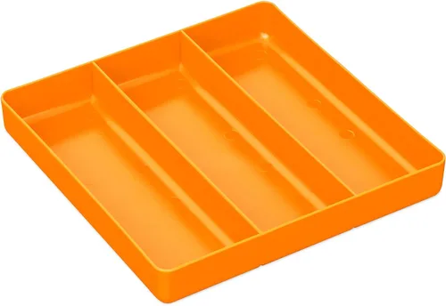 Miniatura 13 de Ernst MFG Organizador de cajones de 10 compartimentos: bandeja apilable resistente para organización de herramientas automotrices, caja de Negro