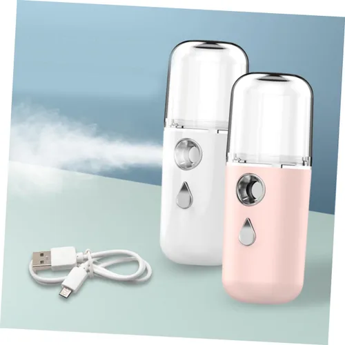 Miniatura 9 de FRCOLOR USB recargable mini instrumento de belleza de mano para hidratación humidificador de nano spray portátil para la cara para la hidratación