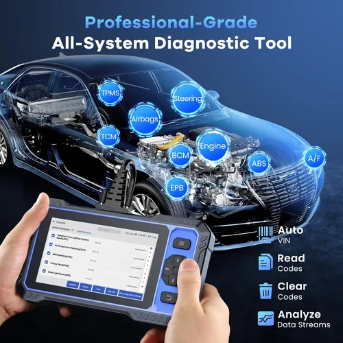 Miniatura 3 de MUCAR 682 Herramienta de escaneo bidireccional con asistencia de IA OBD2, escáner para todo el sistema del automóvil, herramienta de diagnóstico