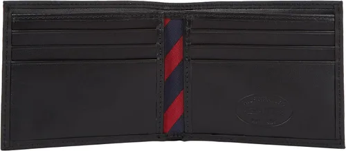 Miniatura 3 de Tommy Hilfiger - Johnson Wallet - Cuero 100% puro - Tarjetero integrado - Carteras de diseño para hombres y hombres, accesorios para hombre, negro