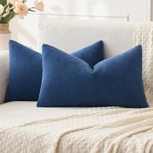 Miniatura 11 de MIULEE Juego de 2 fundas de almohada cuadradas decorativas de felpilla suave de 20 x 20 pulgadas para sofá, sala de estar y cama de color verde oliva
