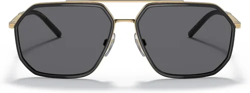 Miniatura 4 de Dolce & Gabbana DG2285-0281 Gafas de Sol DoradoNegro wPOLAR GRIS 2.362 in, DoradoNegro
