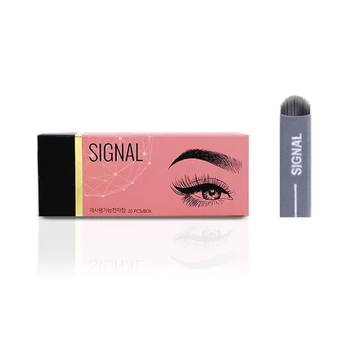 Miniatura 8 de Signal Embo Agujas Microblading para Maquillaje Permanente y Tatuajes de Cejas Preparación por Amber Lash para Profesionales (2020)