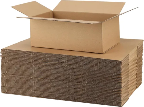 Miniatura 17 de CRUGLA Cajas de envío de 9 x 6 x 4 para pequeñas empresas, caja de embalaje de cartón corrugado, 25 paquetes