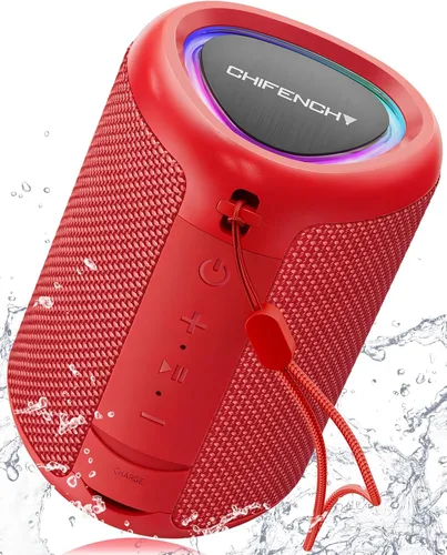 Miniatura 12 de Altavoz Bluetooth portátil Esenciales para la playa: potente sonido cristalino/luz dinámica/IPX5 impermeable/reproducción durante todo el día/BT