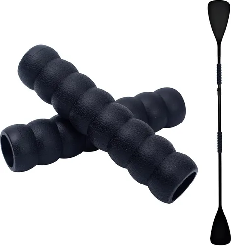 Paquete de 2 empuñaduras para kayak, agarre antideslizante para remos desmontables, accesorios de kayak para prevención de ampollas (diámetro 1.181
