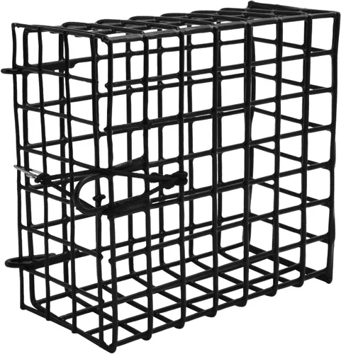 Jaulas de Señuelo para Cangrejos con Recubrimiento de Vinilo para Trampa de Cangrejos de Alta Resistencia, Caja de Jaula 6"x6"x3"