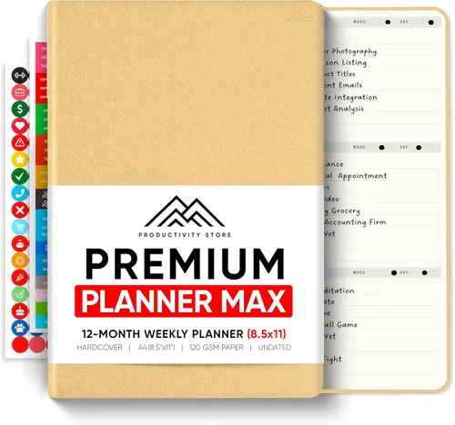 Miniatura 44 de Sin fecha, Agenda 2026, 8.5" x 11" - La Agenda de Productividad #1 para Lograr Tus Objetivos 2026 - Agenda 2026-2027 por PRODUCTIVITY STORE