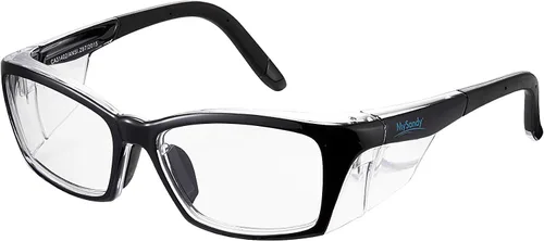 Miniatura 15 de Gafas de Seguridad Graduables Antiempañantes con Bloqueador de Luz Azul, Brazos de Goma Suave Ajustables y Antideslizantes y Almohadillas