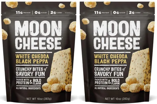 Miniatura 8 de Moon Cheese, Snack, Cheddar mediano - Paquete de 12