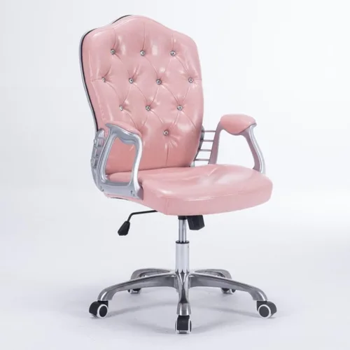 Miniatura 15 de QQXX Silla de oficina en casa, silla ergonómica de escritorio, silla de computadora con soporte lumbar, reposabrazos, silla ejecutiva giratoria