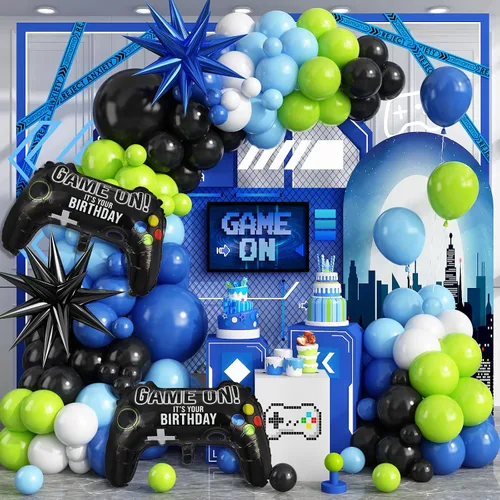 Miniatura 13 de Kit de guirnalda de arco de globos de baloncesto, 103 globos de fiesta de baloncesto, guirnalda de globos naranja y negro para niños y niñas