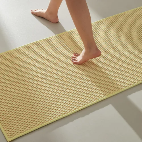 Miniatura 13 de TYUU Alfombras de Baño Antideslizantes Lavables, Tapete de Baño Súper Absorbente Delgado de Pila Baja para Secar Rápido, Alfombra de Baño Pequeña