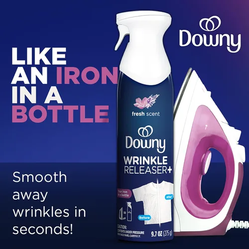 Miniatura 6 de Downy Aerosol para Sacar las Arrugas Todo en uno: aerosol removedor de arrugas, eliminador de olores, removedor de estática Refrescador de tela