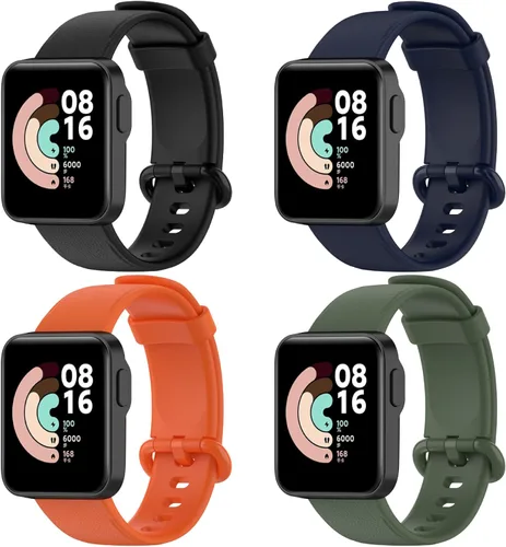 Miniatura 9 de Replacement Smartwatch Bands Compatible with Xiaomi Mi Watch Lite/MiWatch Lite2, Soft Silicone Bands Adjustable Wristband Strap for Redmi Watc-2