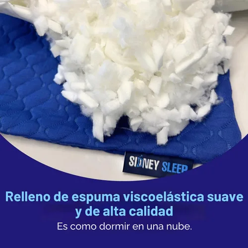 Miniatura 7 de Sidney Sleep Almohadas curvas ajustables para soporte de cuello y hombros con relleno extra triturado, almohada de contorno cervical para personas