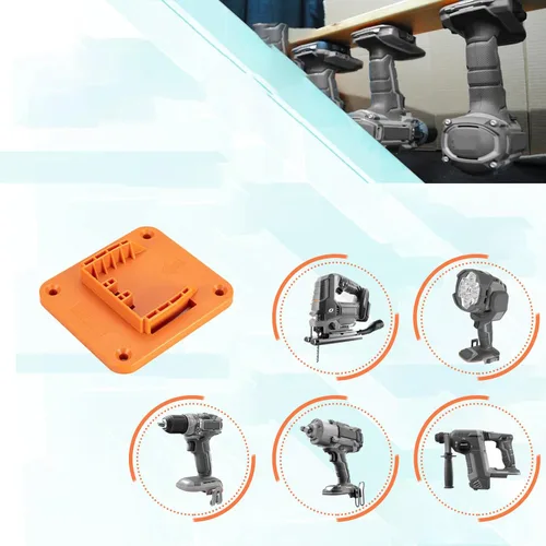 Miniatura 3 de Soporte de montaje para taladro de herramienta compatible con taladros RIDGID de iones de litio de 18 V, herramientas ABS resistentes para colgar