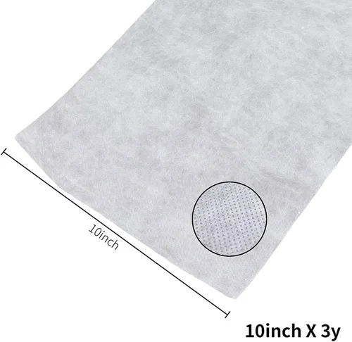 Miniatura 2 de Wash-Away - Estabilizador soluble en agua de 10 pulgadas x 3 yardas, peso ligero, no tejido, para lavar a máquina, bordado de bordado, respaldo