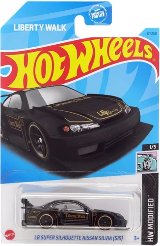 Hot Wheels - LB Super Silhouette Nissan Silvia (S15) - HW modificado 1/5 - Negro - 2023 - Mint/NrMint envía burbujas envueltas en una caja de tamaño