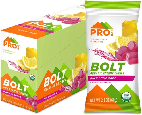 Miniatura 7 de PROBAR Bolt Energy - Paquete variado de gomitas deportivas veganas orgánicas con electrolitos y vitaminas B para correr y ciclismo, combustible