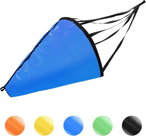 BLUEWING Sea Anchor - Calcetines de pesca para barco de pesca 840D, nailon 32, 42, 53, 62, 72, 84 pulgadas, paracaídas, anclaje de deriva para barco
