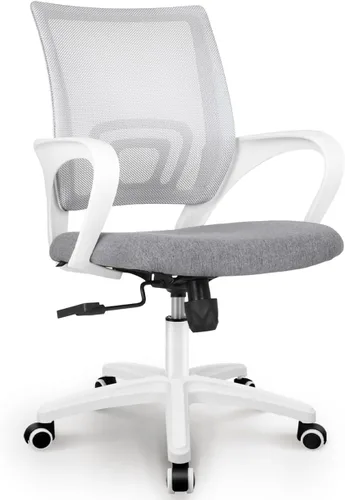 Miniatura 12 de NEO CHAIR Silla de Oficina para Escritorio de Computadora Ergonómica de Malla Gaming de Respaldo Medio con Cómodo Soporte Lumbar Altura Ajustable