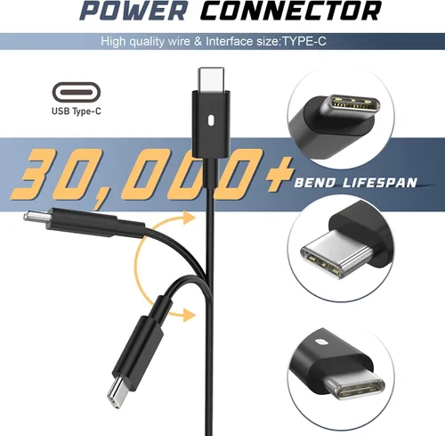 Miniatura 4 de Cargador de portátil USB C de 65 W y 45 W para Dell USB C, Dell XPS 12, XPS 13, Latitude 3540 5420 5430 5440 5450 5520 5530 5540 5550 7400 7410 7420