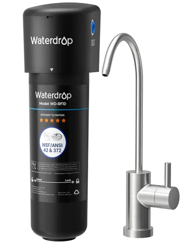 Miniatura 13 de Waterdrop BFU1 Filtro de agua para baño, para el cuidado facial, agua suave, enriquecido con estroncio