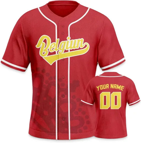 Miniatura 9 de Custom 2026 World Baseball Jersey Sports Shirt for Fans Men Youth Women Gifts Personalize Your Name Number S-6XL España