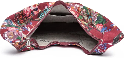 Miniatura 188 de Bolsa de hombro para mujer, de lona en estilo hippie/bohemio para llevar cruzada al hombro, disponible en diferentes colores y estampados