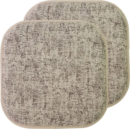 Miniatura 91 de Sweet Home Collection Cojines de espuma viscoelástica para silla, antideslizantes, diseño de panal de abeja, 16 x 16 pulgadas, paquete de 2