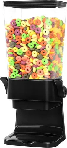 Miniatura 11 de Dispensador de cereales para encimera, contenedores grandes de almacenamiento de cereales, dispensador para despensa, dispensador de alimentos secos