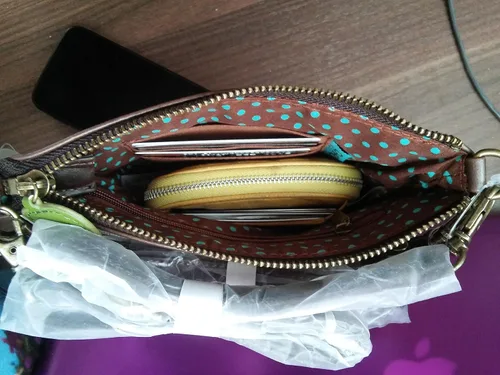 Miniatura 4 de Chala Mini bolso cruzado para teléfono con 2 correas ajustables Azul