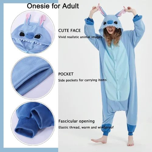 Miniatura 6 de SWEETXIN Pijama unisex para adultos y niños, para Halloween, Navidad, ropa de dormir, traje de cosplay para mujeres y hombres